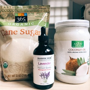 DIY Lavender Vanilla Sugar Scrub